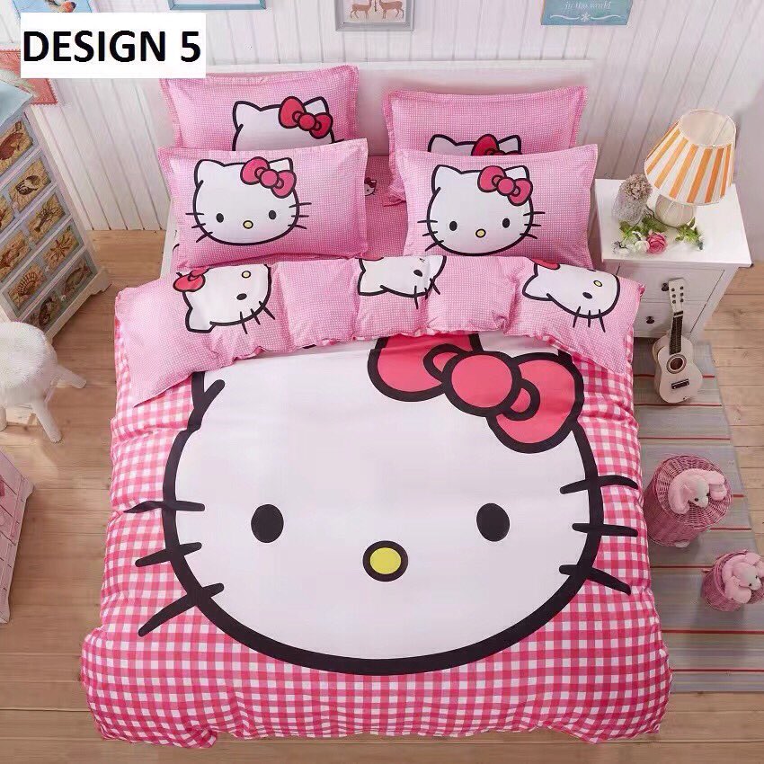 gadgetshoppee's tweet photo. Hello kitty bed cover set. King and queen size. Ws 0134454926 now @twt_kecantikan @twt_tudung #ttshop #tkiklan https://t.co/ZmZp7oE54X