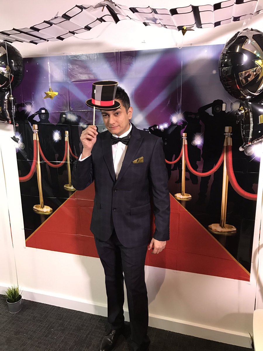 kevinthewineman's tweet photo. Doffing his cap to all, the mighty @SandhuArjun at the Milton Keynes #GoDoEntAwards @ESparkGlobal https://t.co/WZYdCZllYY