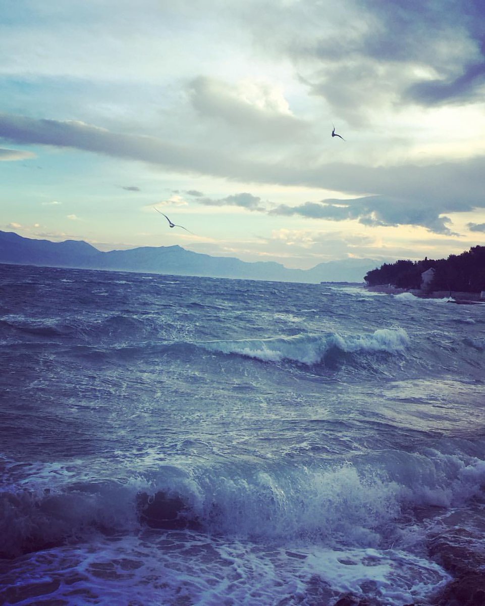 N wind "bura" on the Bunta beach 🗺 #sutivan #visitsutivan #croatia #centraldalmatia #island #brac