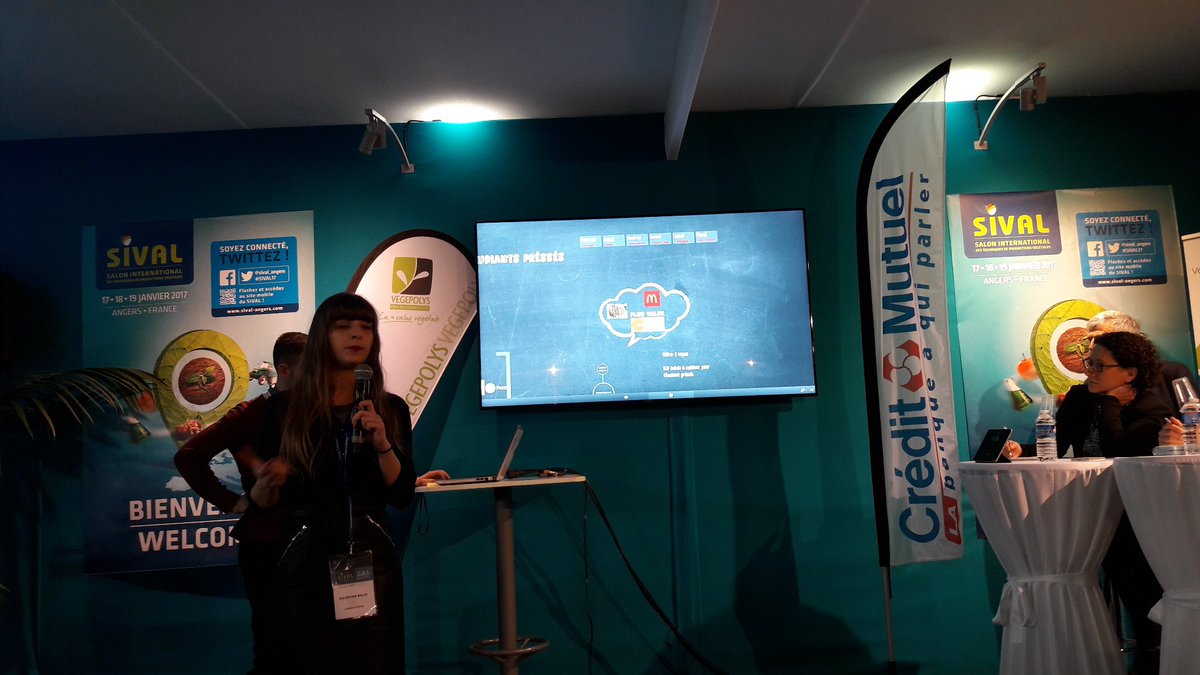 SIVAL_ANGERS's tweet photo. 3eme pitch #agreenstartup #sival17
Projet Glouton : Kit abonnement repas cuisinés. 
Les étudiants aussi ont le droit de bien manger 😋 https://t.co/6RGXSNj92l