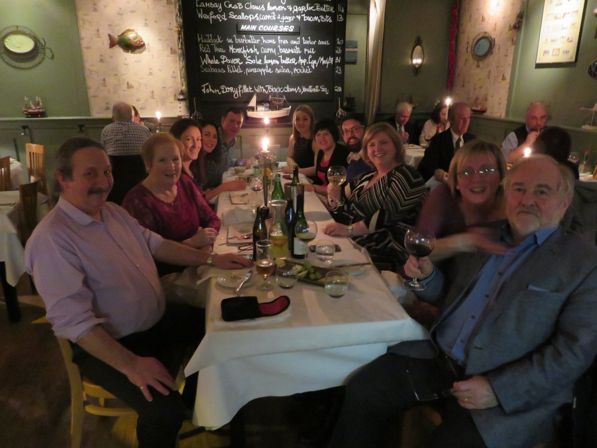 Baking Academy Ireland staff &amp; friends celebrate our 6 year birthday party at the Seabank Bistro Malahide, #realbread #realbreadireland