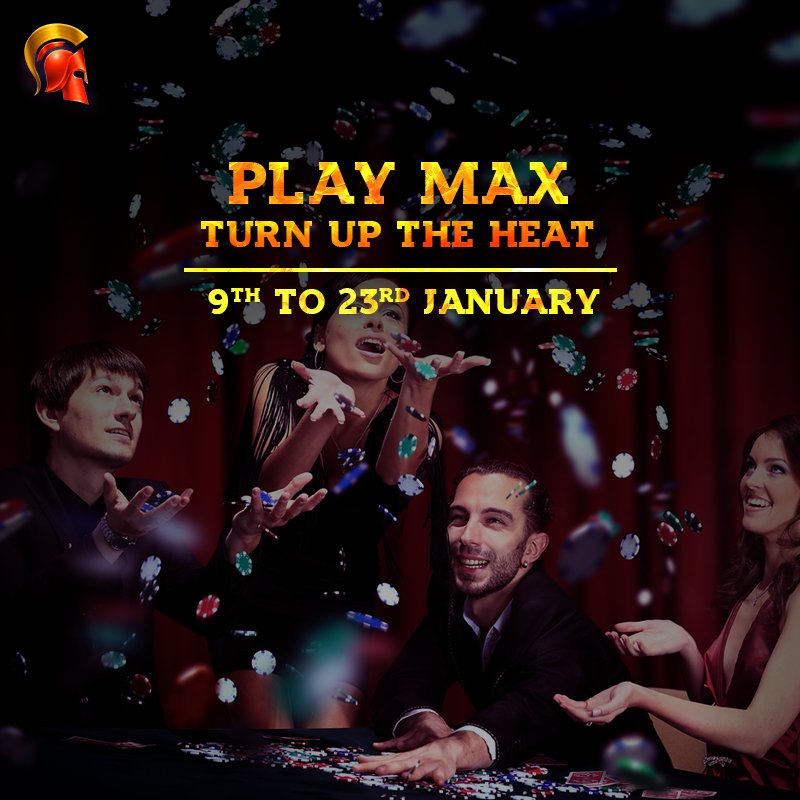 Spartan_Poker's tweet image. To the beat of the drum, let’s all play maximum! Just 4 days left, so let’s all #PlayMax!
Visit: bitly.com/2i9GYYh