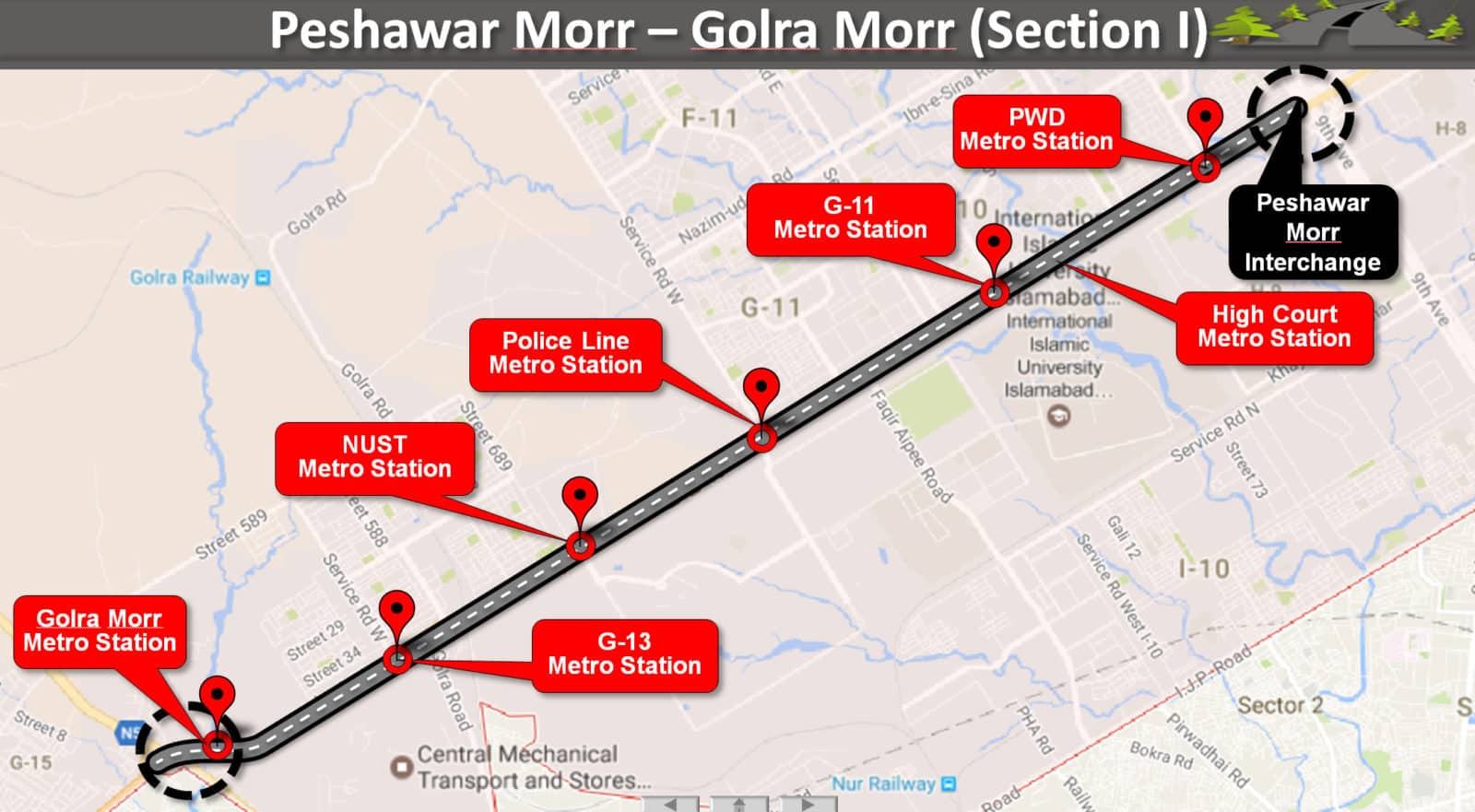 Orange Line Metro Route Developing Pakistan Al Twitter: "Map Route Of #Islamabad Orange Line #Metro  Bus (Approved By Pm Nawaz) #Pakistan Https://T.co/Lymb04O83V" / Twitter