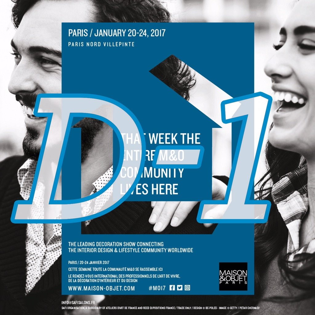 MaisonObjet's tweet image. We’ll see you tomorrow for the official opening of the January 2017 run of MAISON&amp;amp;OBJET PARIS! bit.ly/1Zr125b #MO17