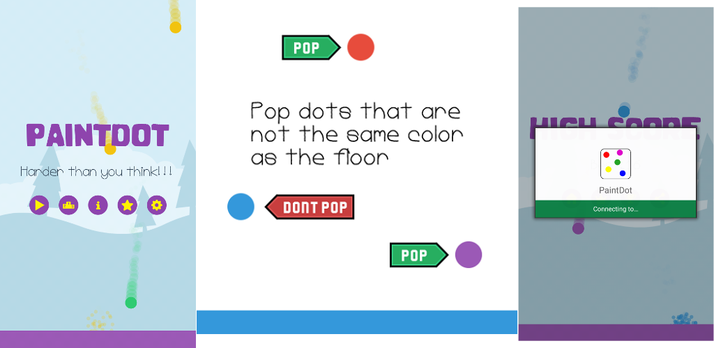 codegirlfiverr's tweet image. Paint Dot sounds easy but it&apos;s harder than you think. How high can you score? play.google.com/store/apps/det… #PaintDotGame