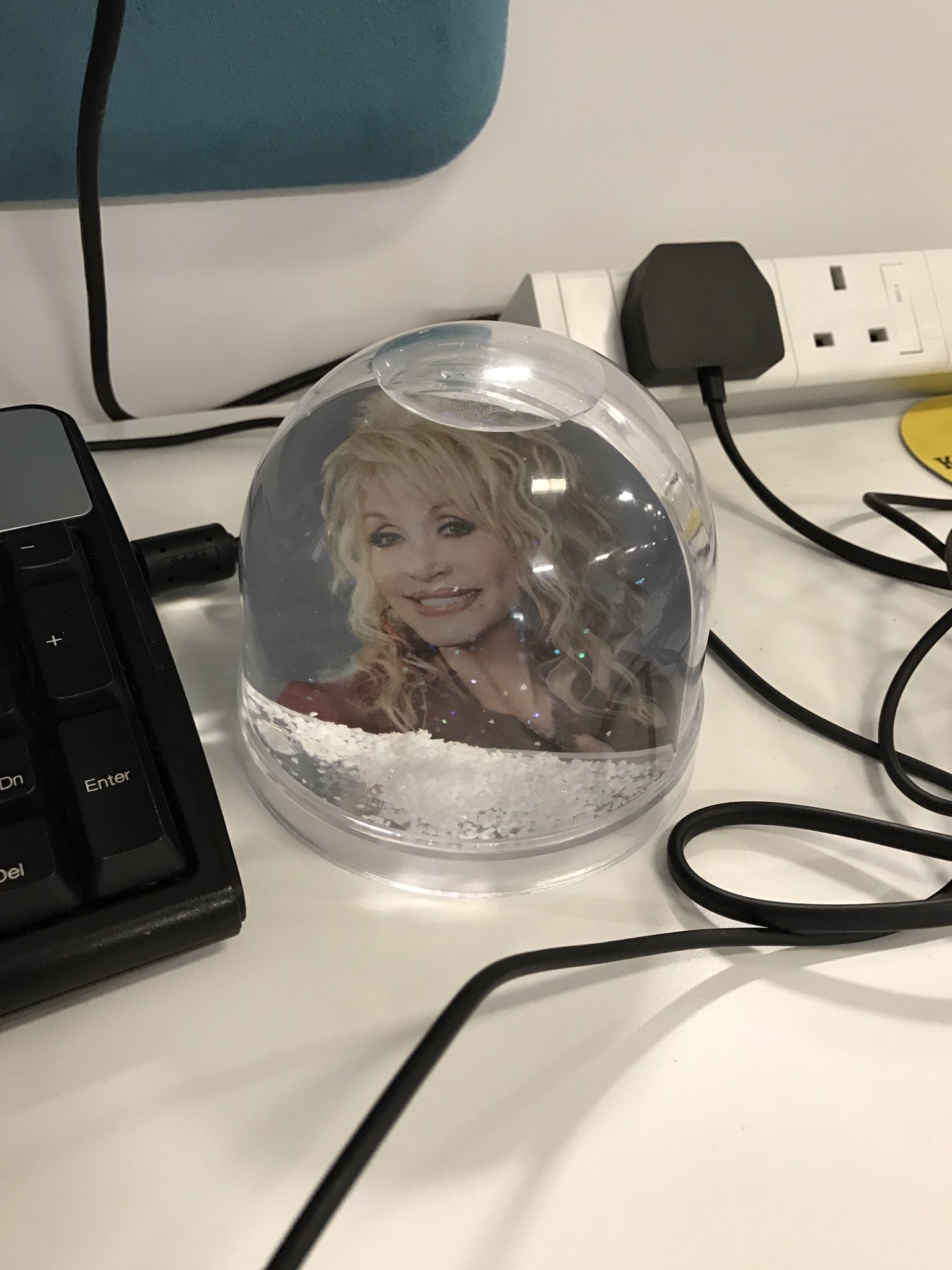 Happy Birthday - I\ll give my Dolly Parton snow globe an extra shake today 