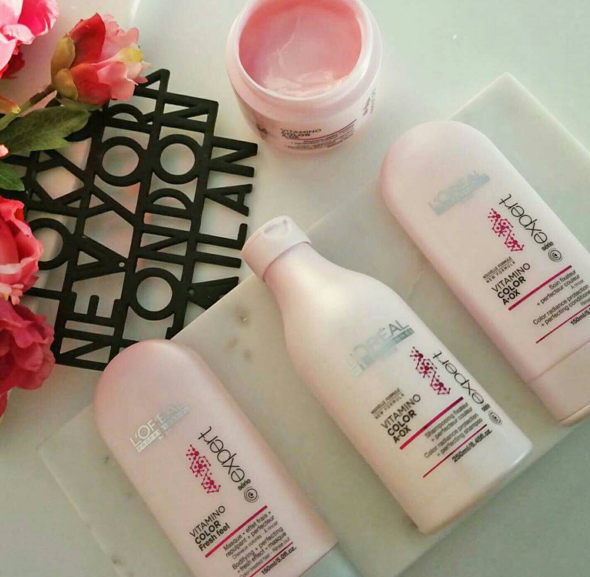 KateStyleSalon's tweet photo. @katestylesalon we are #passionate about #lorealprofessionel #vitamino #range for #colourtreatedhair #katestylesalon https://t.co/uRtGArNalO