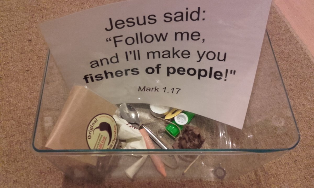 CurateDurrant's tweet image. Preparing St. David&apos;s School Assembly @StMikes_Exeter... some items float, others sink - different nets to save different people! #MightWork