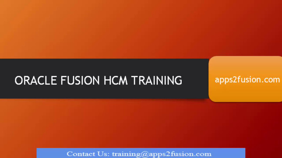MCTTRAIN1's tweet image. #E_learning #anil_passi #apps2fusion #fusion_hcm_self_paced_training Oracle Fusion HCM Cloud Training Course: This… bit.ly/2iEBqH9