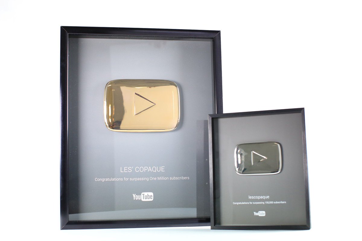 Les Copaque Gold Silver Play Button For 1 Million 100 000 Subscribers On Youtube Channel Les Copaque Youtubemalaysia Lescopaque Upinipin T Co Ncmluybnfj Twitter