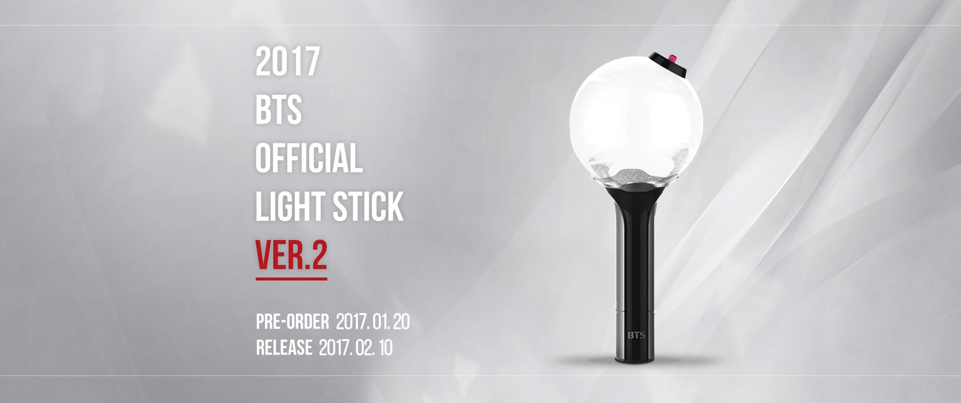防弾少年団 オフィシャルライトスティック VER.2 「2017 BTS LI… 防弾少年団 ペンライト KPOP BTS LIGHT STICK VER.2 A.R.M.Y