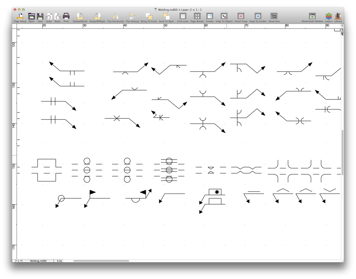 Microspot_Ltd's tweet photo. Spending my morning drawing Butt Weld symbols is not as exciting as it sounds! #ThursdayThought #CAD #MacDraft #Engineering #2ddesign https://t.co/PFY37LFgrV
