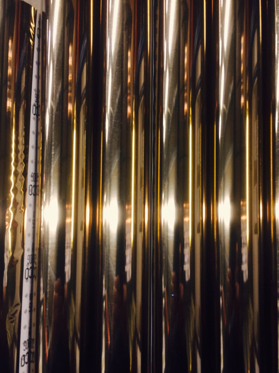 Crashing through January with several kilometres of copper foil thanks to <a href="/Foilco/">Foilco</a>  #tshirts #printers #london