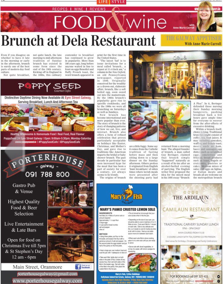 Lovely review by <a href="/Biscuits4ABear/">Amee Carroll</a> in this mornings <a href="/galwayad/">Galway Advertiser</a> @LisaReganPR