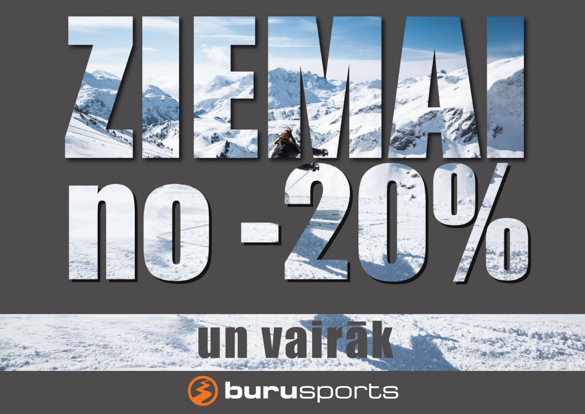 Ienāc Burusportā, skaties pa labi, pa kreisi – visur atlaides ziemas precēm. 
burusports.lv/2017/01/ziemas…