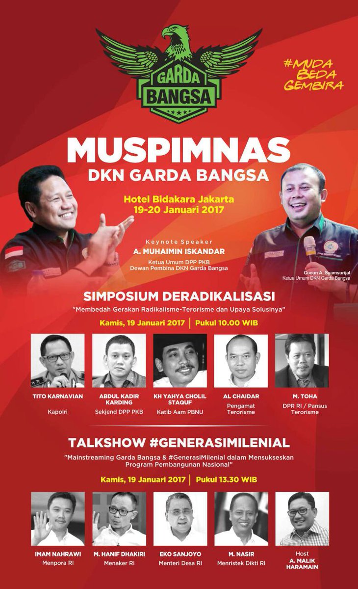 PkbMagelang's tweet photo. Selamat&sukses #Muspimnas #GardaBangsa #mudabedagembira https://t.co/vZd0Vhfd7J