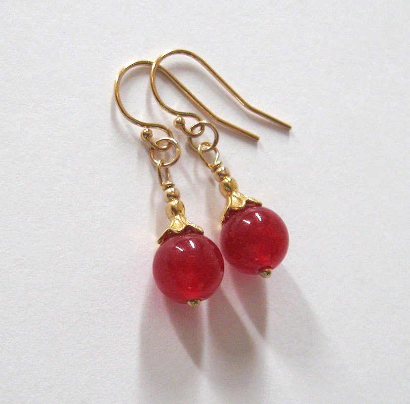 sendinglovegems's tweet photo. Red Jade Drop Earrings, Gold Vermeil Flower Petal Top, Gold Filled … https://t.co/CY8eCMTcEI #jetteam #jewelryonetsy https://t.co/cosw8AzAiO