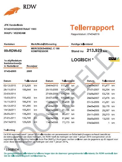 RDWnl's tweet photo. Op zoek naar tweedehands auto? LET OP: is #tellerstand logisch? Vraag als koper om een #tellerrapport. https://t.co/R33GNu00Nv https://t.co/W6fFcZTF8U