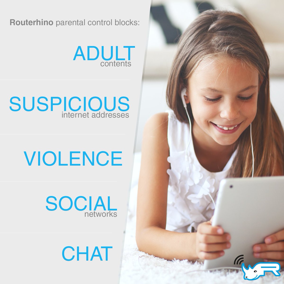 routerhino's tweet photo. Hai figli tra i 3 e i 12 anni che usano tablet e smartphone? Proteggili con @routerhino #parentalcontrol #digitalparenting #onlinesafety https://t.co/irDHK6ELQE