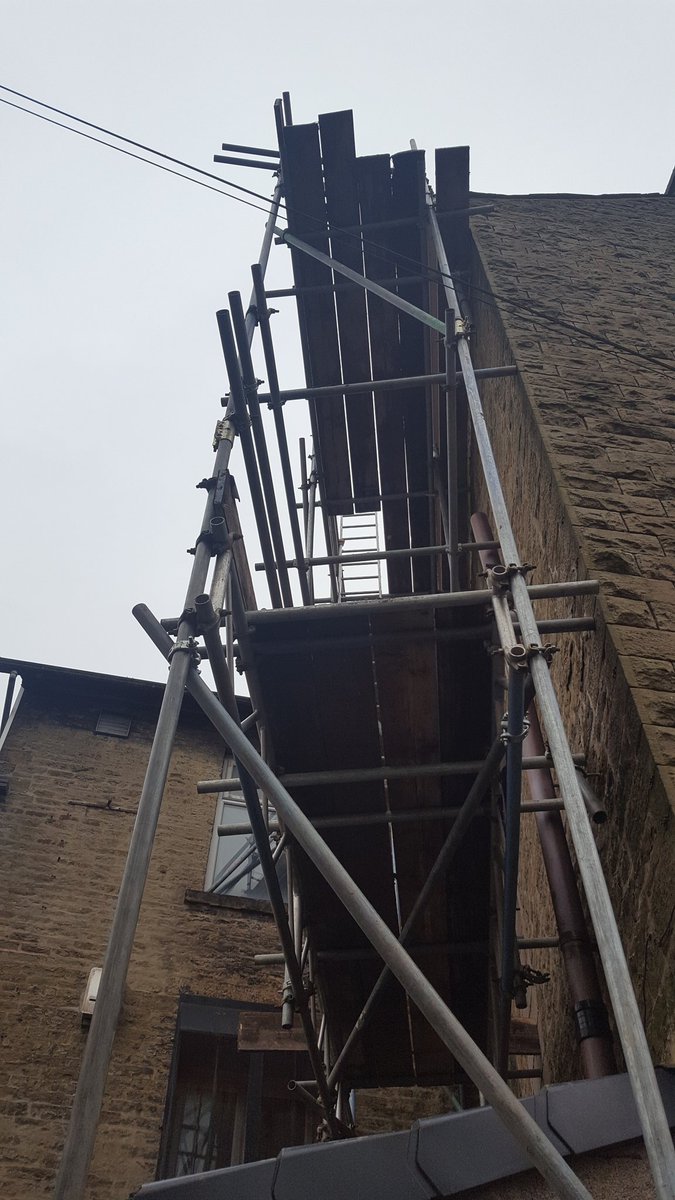 Working safely at height on this commercial roofing job in Haslingden, Lancashire punchpropertyrepair.co.uk