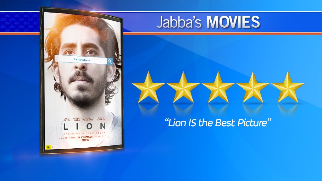 <a href="/LionMovie/">Lion Movie</a> <a href="/transmission/">Transmission Films</a> <a href="/SarooBrierley/">Saroo Brierley</a> the whole world is talking about this incredible story. In cinemas NOW. #bestpicture <a href="/TheAcademy/">The Academy</a>