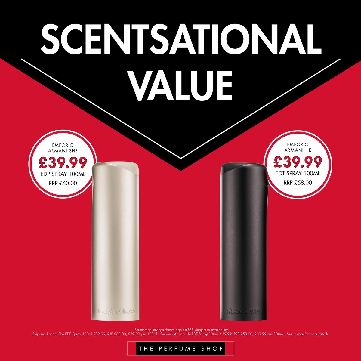 emporio armani she 100ml offers