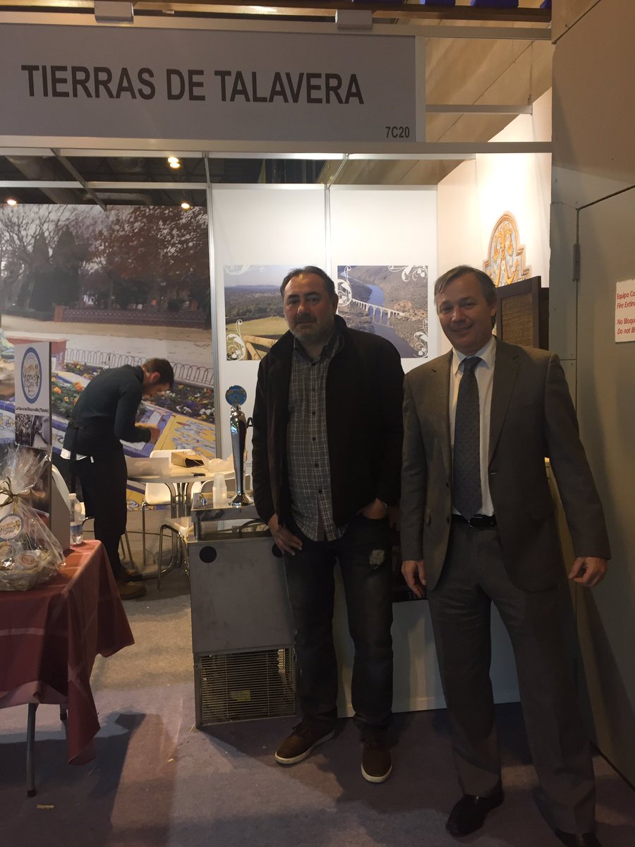 Otra grata visita en <a href="/fitur_madrid/">FITUR</a> Javier de La Birroteca #cervezaebora #labirroteca #cervezaartesanal #craftbeer #fitur