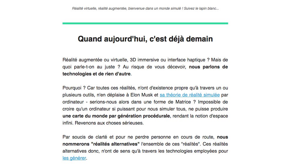 kicklox_'s tweet photo. Cette semaine notre newsletter est dédiée aux différentes réalités alternatives !

à lire ici: https://t.co/R4LL0yWsQh

#AR #VR https://t.co/zdhe5qT8cM