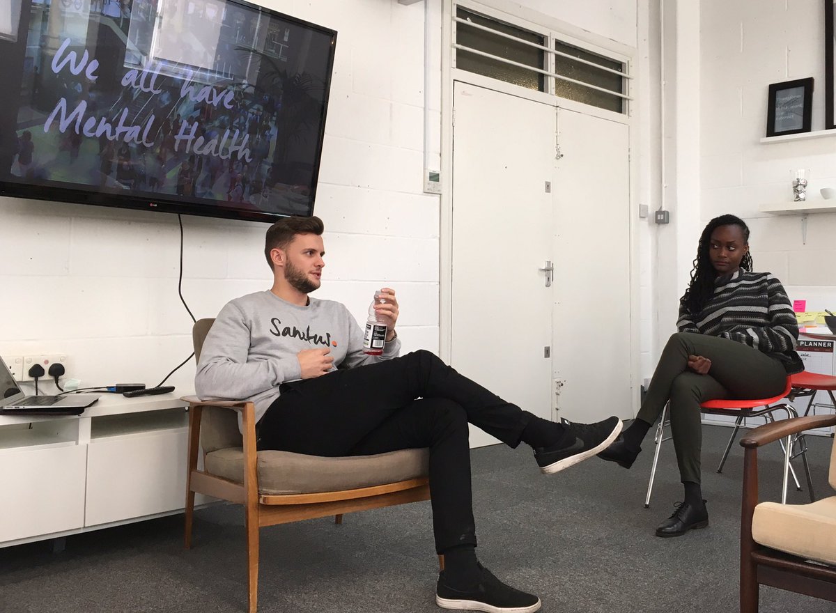 Uscreates's tweet photo. Thank you to the fantastic gents from @SanctusLDN for pot luck #lunchandlearn today! #MentalHealthQuarter #UsProject #weallhavementalhealth https://t.co/SApstnFPfi