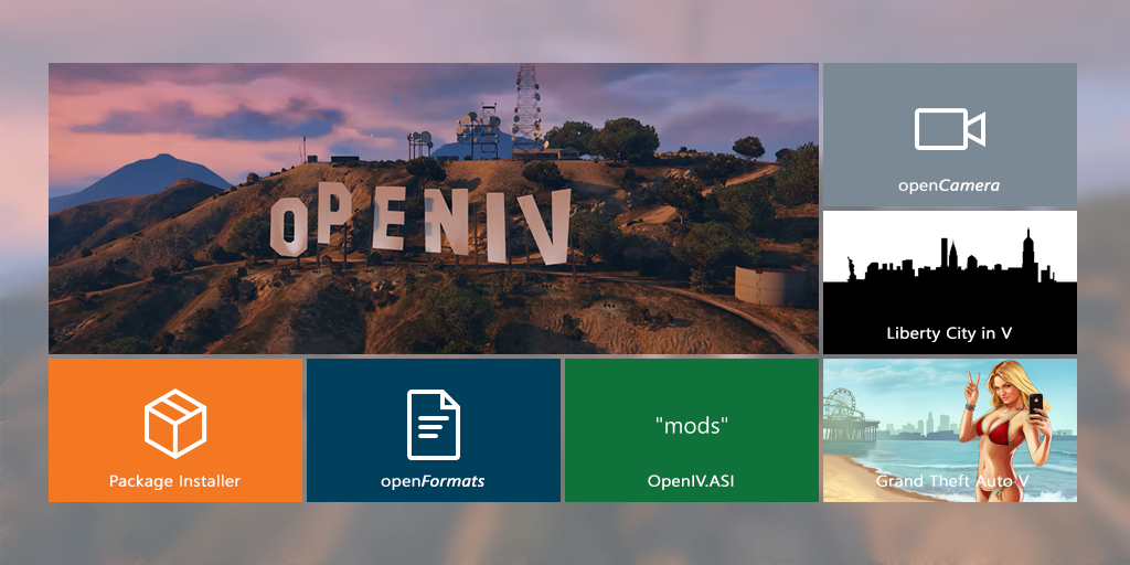 OpenIV's tweet photo. #OpenIV #openFormats #openCamera #PackageInstaller #LibertyCity #gtav #modding https://t.co/N8buLFVYsA