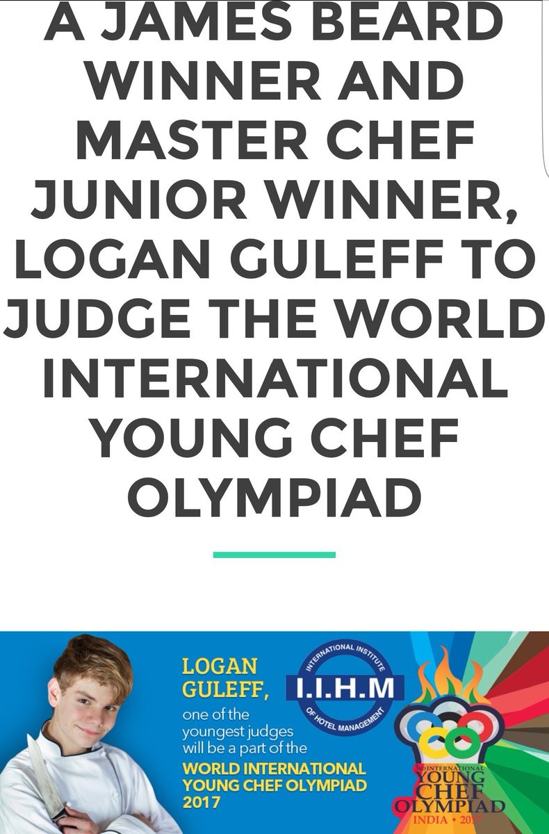 Shash_IIHMblore's tweet photo. Coming To judge international YCO
#YoungChefOlympiad @IIHMHOTELSCHOOL @ycolympiad @LoganJrChef @SanjeevKapoor @andyvarma  @ShaliniKCharles https://t.co/LgEzgi5us3