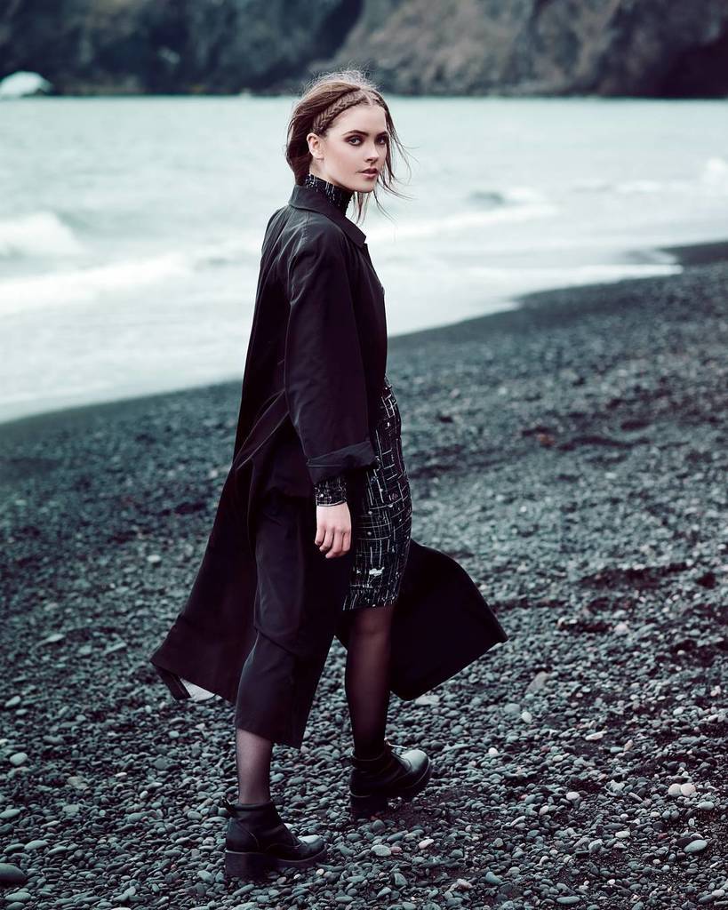 Seeing these black beaches in #iceland was so cool.  Even better was being able to shoot an editorial on them. 
Sho…