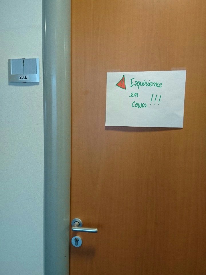 bio_lumos's tweet image. Ongoing experiment in the CRI naproom in Montparnasse ! #BiosensorsFDV