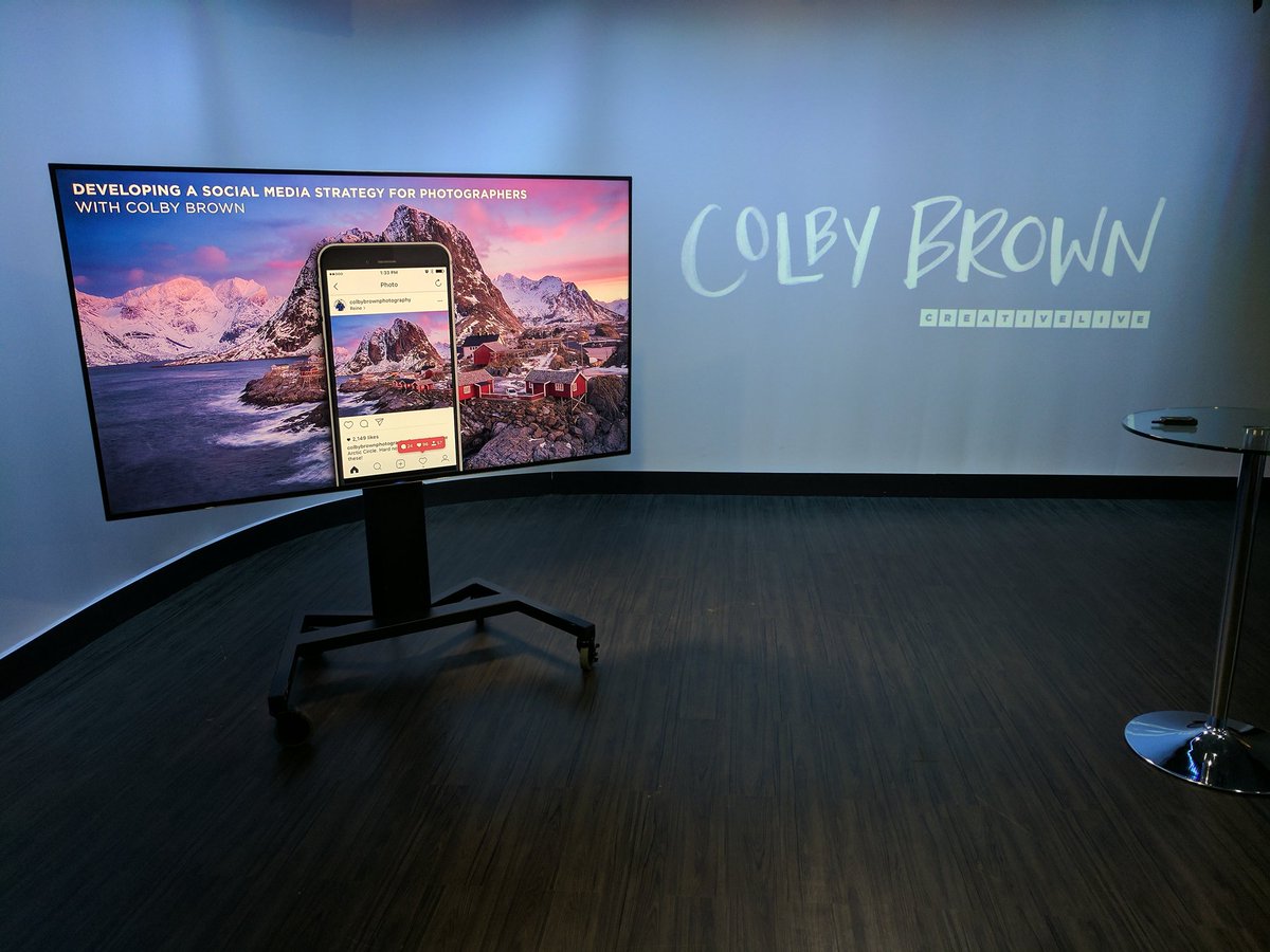 colbybrownphoto's tweet photo. Getting ready to start Day 2 of my class, "Developing a Social Media Strategy for Photographers". FREE Live Stream https://t.co/YoZ2b8jhNI https://t.co/8nB6pN1oJ8