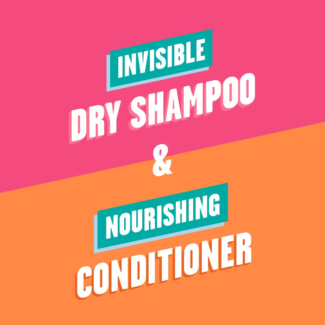 BatisteHair's tweet photo. New #Batiste2in1 SHAMPOOs your roots & CONDITIONS your ends.
(it's basically magic)
#ItsInvisible #BatisteHair #DryShampooAndConditioner https://t.co/rfHWtk2fHg