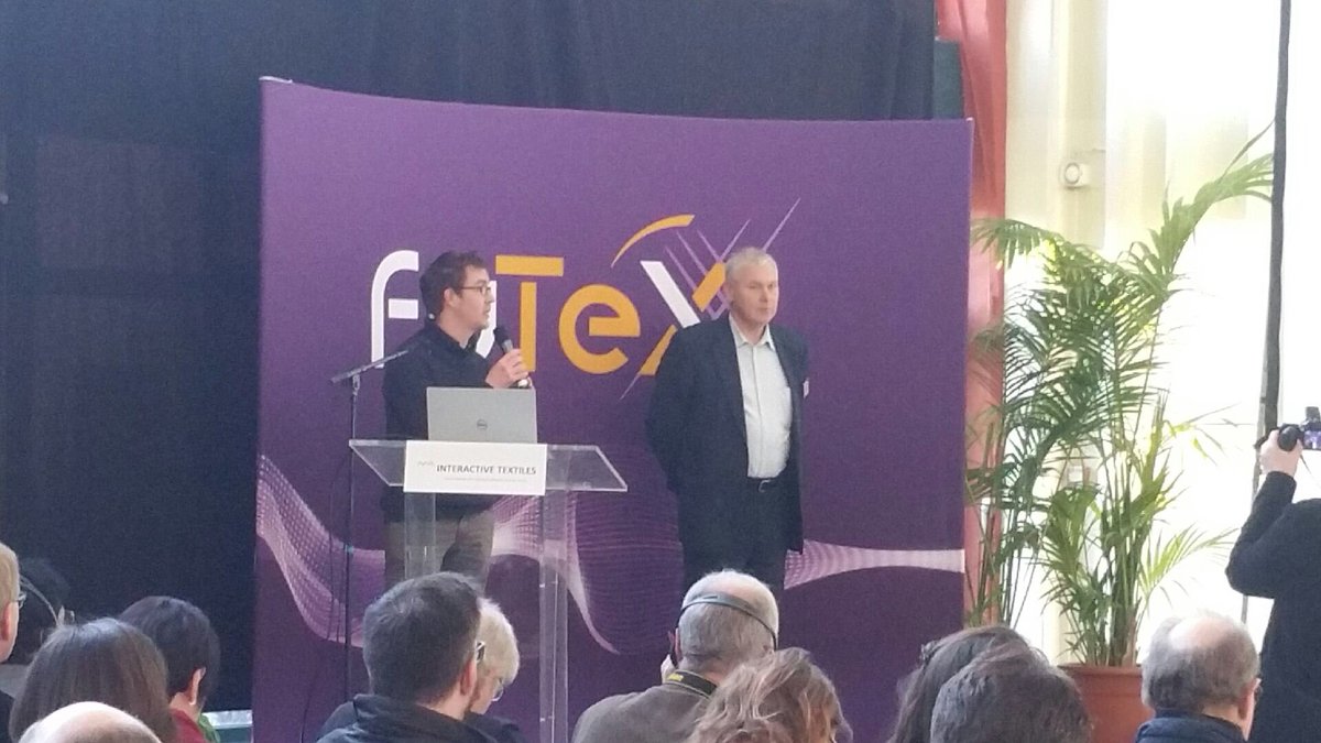 je_colin1's tweet image. @EolaneGroup present au salon #futex sur le textile du futur