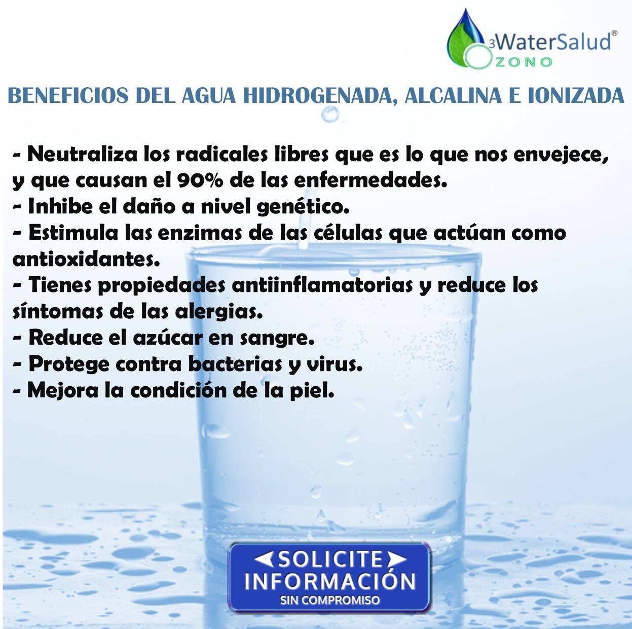 WaterSalud on X: Descubra los beneficios del agua hidrogenada y como poder  disfrutar de ella cómodamente en su hogar o negocio   / X