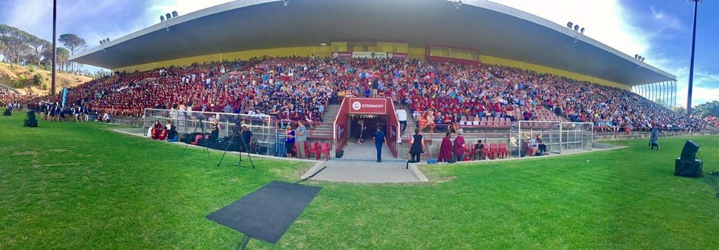 MatiesResearch's tweet photo. Stadium fully packed with Newcomers and their parents. #WelcomeMaties https://t.co/8nVKoqImPA
