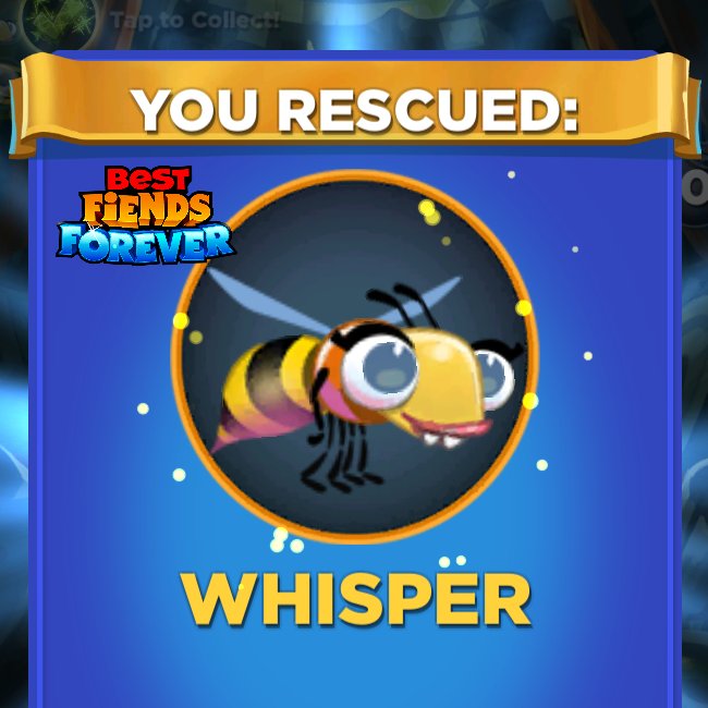 YouTuber1234's tweet photo. I've just rescued Whisper in #BestFiendsForever - Download FREE - https://t.co/20Pe8cbyty via @BestFiends https://t.co/VQ1YxwXCKs