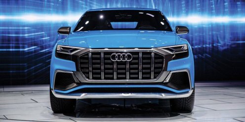 GrupoFTOME's tweet photo. #MatrixLáser + #AudiLED en el frontal del #Q8concept #ftome https://t.co/wdczPKBRQ1