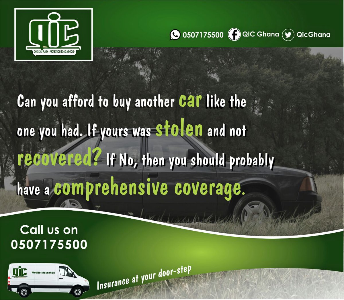 qicsocial1's tweet photo. There is a reason to pick comprehensive coverage.
#quickasaflash
#protectionsolidasgold
#royalexperience https://t.co/EEYb9MhnCW