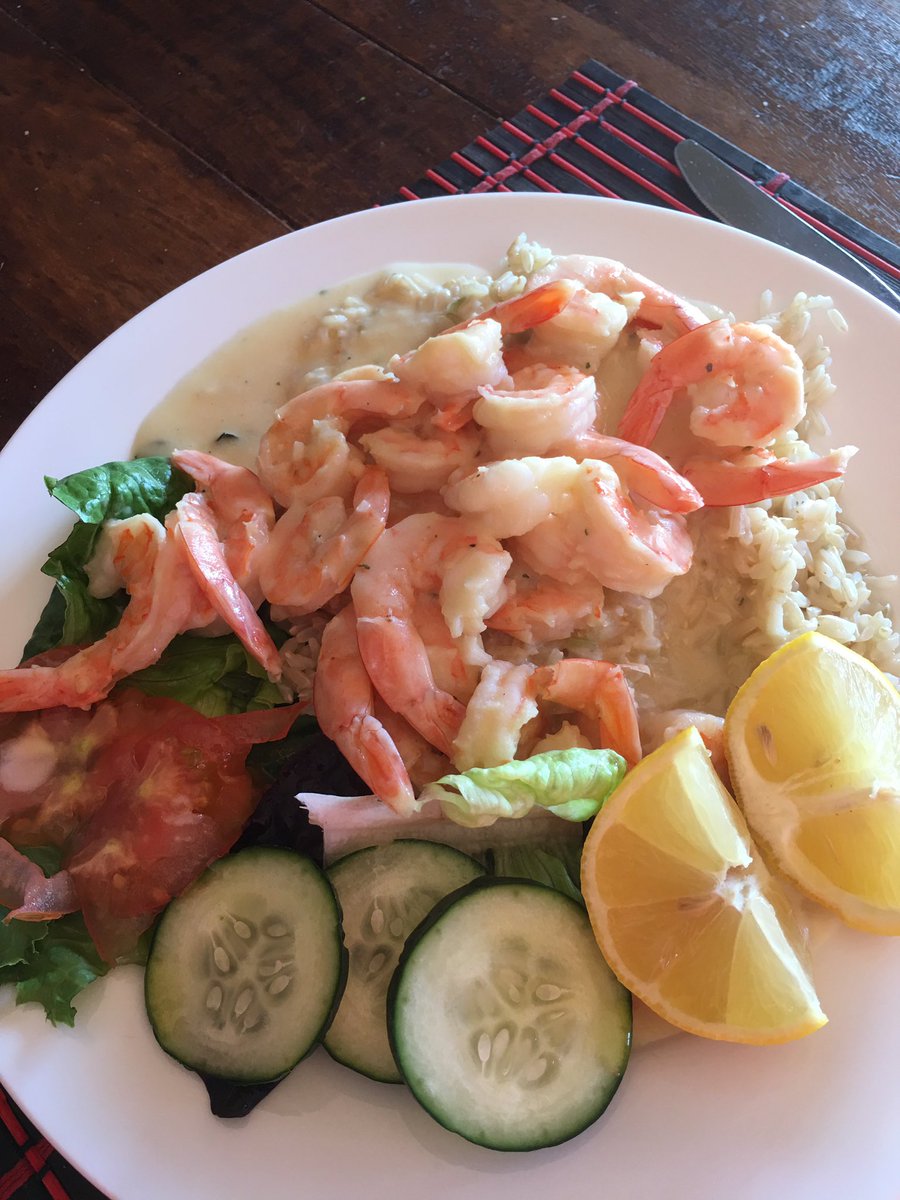 NuggettyO's tweet photo. Garlic prawns , brown rice, made with Nuggetty Creek olive oil. Email me for the recipe. nuggettycreekolives@bigpond.com.au https://t.co/Ewj1s5QVQQ