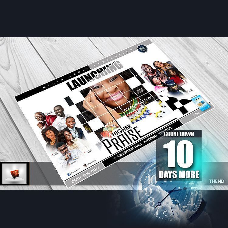 myfootprinttv's tweet photo. 10 Days to #Launching of Higher Praise Album with @abenaruthy (A Media Excel Production)
V… https://t.co/t3nJCwhCJe https://t.co/yLiTovOZXP