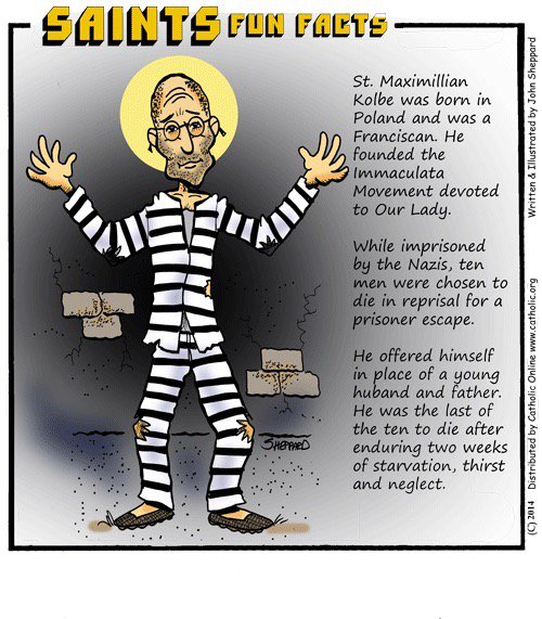 icschool_online's tweet photo. St. Maximillian Kolbe gave his life so another could live! @BasileJoanne @ICS_Grade5 @mrslamassa_ICS @ICSchool_Tech https://t.co/f7moTxe19r