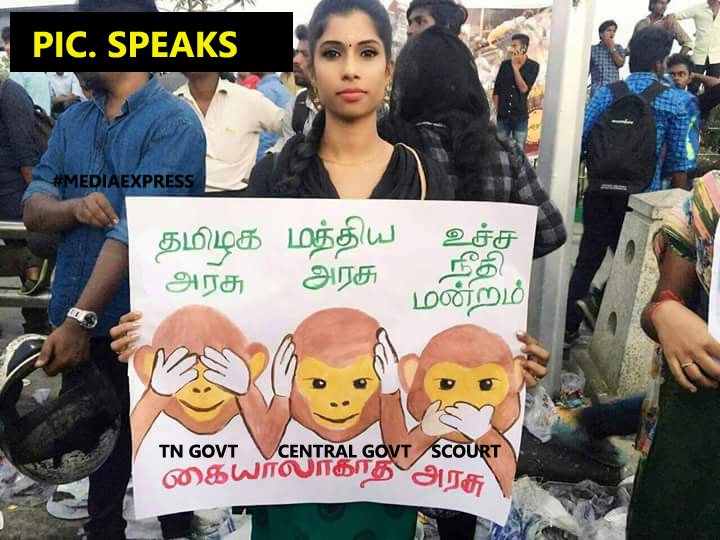 _MediaExpress's tweet photo. #JusticeforJallikattu
#AMENTPCA #BANPETA
@news7tamil @PTTVOnlineNews @cnnbrk @CNNnews18 https://t.co/QT6uFcSZ6Q
