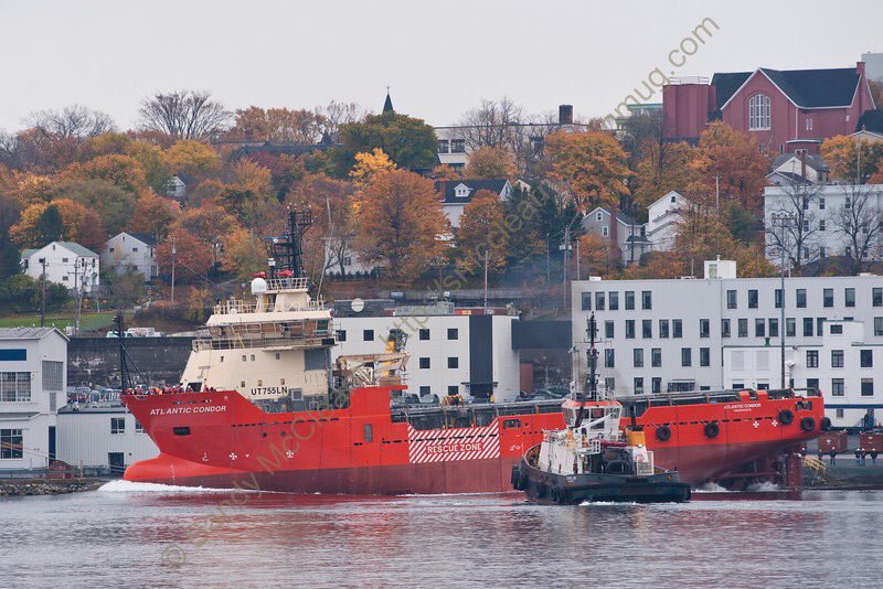 sandymcclearn's tweet photo. Blog: #AtlanticTowing's #AtlanticCondor, launched #Halifax in 2010, also busy. @HfxShippingNews @portofhalifax https://t.co/O2xx2stdOt https://t.co/7Y77uTHvv4