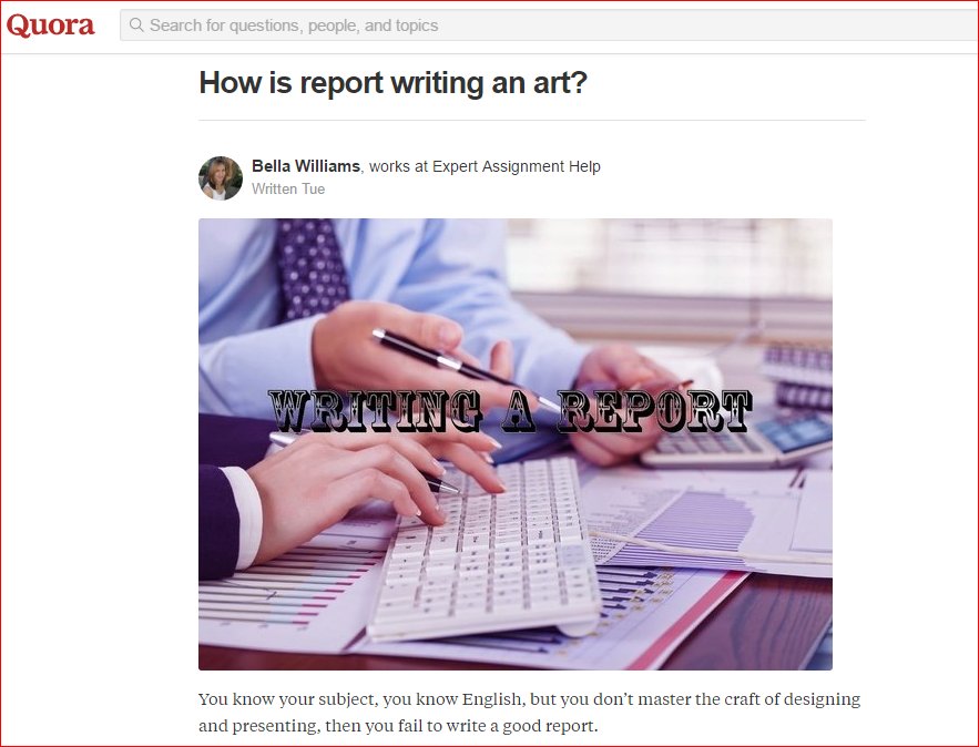 ExpAssignment's tweet photo. How is #report #writing an #art?
https://t.co/hVk5Y205AA
#assignment #unilife #students #structuring https://t.co/WtICgGD89Z