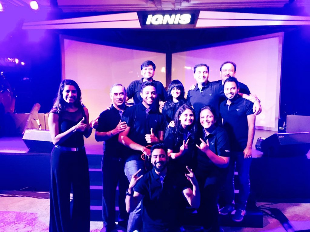 Im_Ankit89's tweet photo. @Maruti_Corp team At #Ignis #mediatestdrive event with  #excited #oneofakind https://t.co/mXGpdd1At2