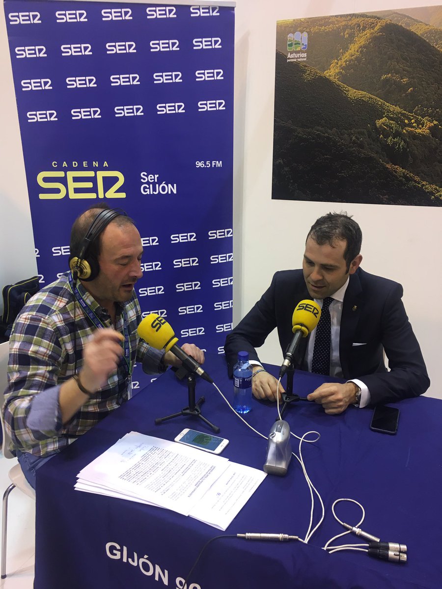 SER_Gijon's tweet photo. Hoy por Hoy en directo desde Fitur con el alcalde de Cangas de Onís, José Manuel González. #AsturiasEnFitur https://t.co/6HQkNEysIt