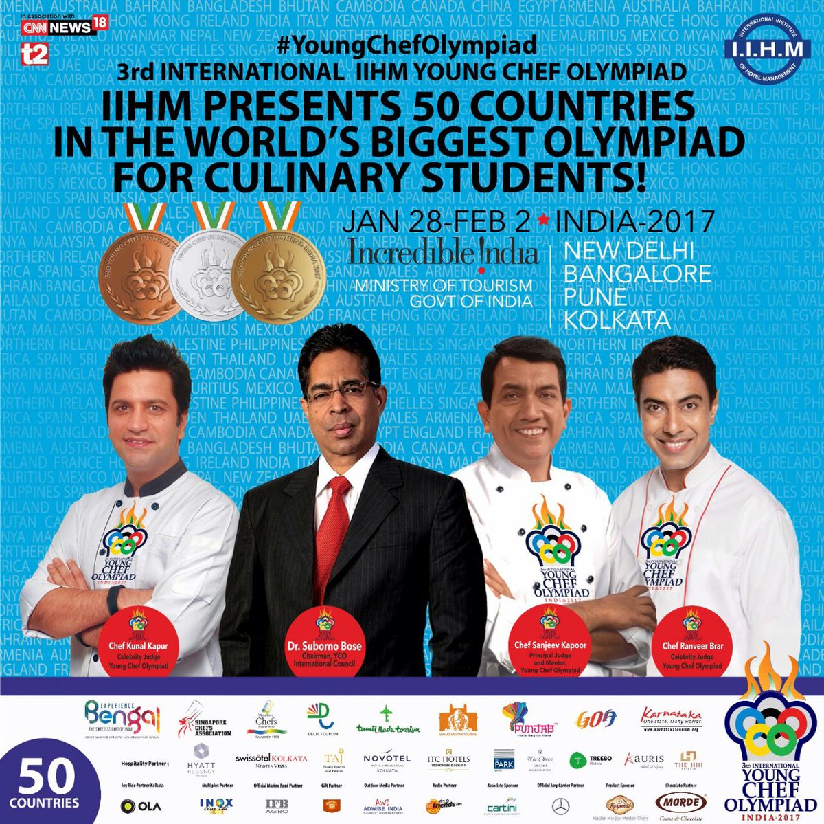 Shash_IIHMblore's tweet photo. BiG event BiG names ..YCO.
#YoungChefOlympiad 
@IIHMHOTELSCHOOL @ranveerbrar 
@sureshhinduja @andyvarma 
@ShaliniKCharles  @elizabeth_moyon https://t.co/b8Jyi3ZaAo